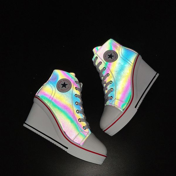novelty luminous sneakers for women platform sneakers women's reflective shoes woman casual shoes with high luminous shoes. sp-062, Black
novelty luminous sneakers for women platform sneakers women's reflective shoes woman casual shoes with high luminous shoes. sp-062, Black