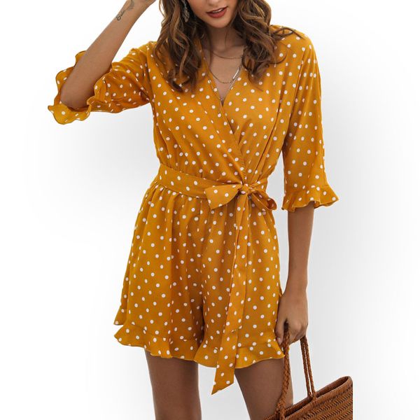 yellow polka dots print women jumpsuits pants summer 2020 new brand one-piece rompers short pants fashion street wear t200704, Black;white
yellow polka dots print women jumpsuits pants summer 2020 new brand one-piece rompers short pants fashion street wear t200704, Black;white