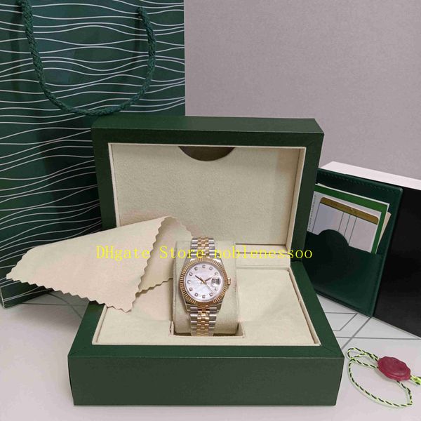 2 color original box women watch ladies 36mm rose gold twotone mop diamond dial 126231 midsize men's bracelet bp factory 2813 movement, Slivery;brown
2 color original box women watch ladies 36mm rose gold twotone mop diamond dial 126231 midsize men's bracelet bp factory 2813 movement, Slivery;brown