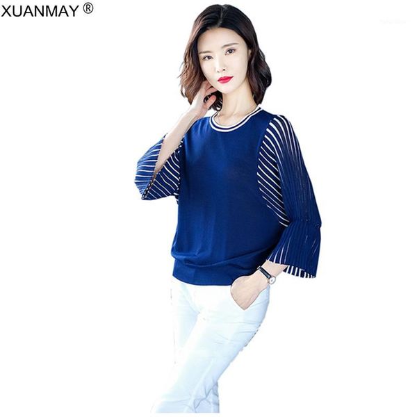 autumn knit sweater women 2020 loose casual korean middle age women's pullover sweater dark blue autumn vintage women1, White;black
autumn knit sweater women 2020 loose casual korean middle age women's pullover sweater dark blue autumn vintage women1, White;black