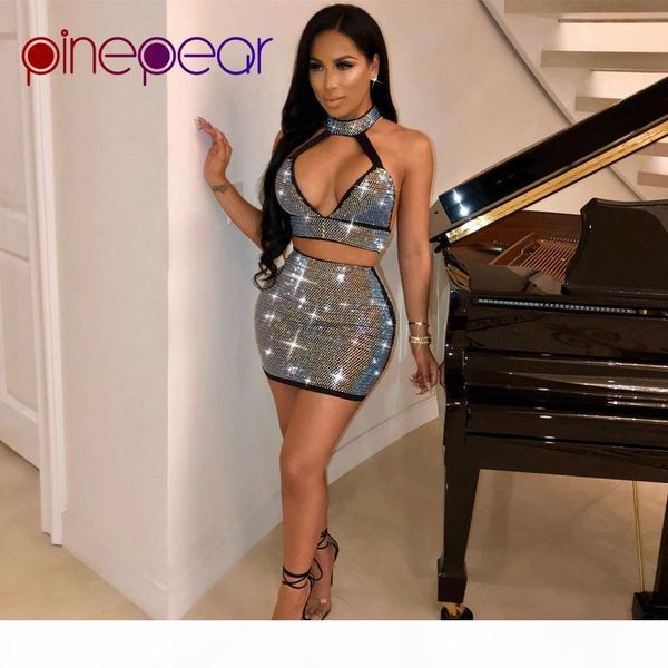 pinepear new 2019 women shiny rhinestone diamond dress hollow out sleeveless backless night out outfits party club vestidos t5190614, Black;pink
pinepear new 2019 women shiny rhinestone diamond dress hollow out sleeveless backless night out outfits party club vestidos t5190614, Black;pink
