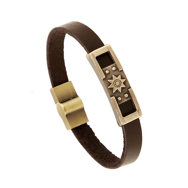 leather love heart feather anchor alloy fashion jewelry men's casual personality beaded vintage punk bracelet b0984, Golden;silver
leather love heart feather anchor alloy fashion jewelry men's casual personality beaded vintage punk bracelet b0984, Golden;silver
