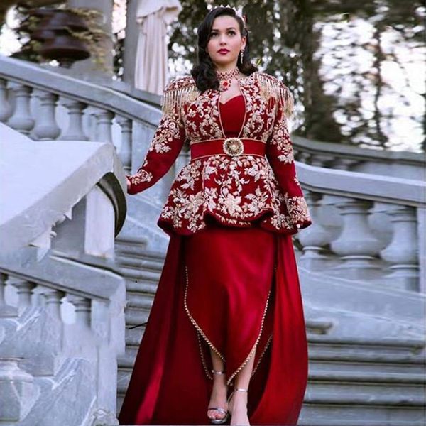 burgundy kakarou algerian evening dress morocco caftan velvet special occasion dresses lace prom party gowns custom made, Black
burgundy kakarou algerian evening dress morocco caftan velvet special occasion dresses lace prom party gowns custom made, Black
