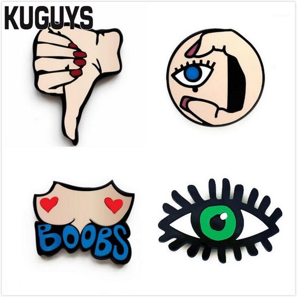 kuguys jewelry acrylic 4 style hand boobs eyes brooches for women hiphop trendy brooch1, Gray
kuguys jewelry acrylic 4 style hand boobs eyes brooches for women hiphop trendy brooch1, Gray