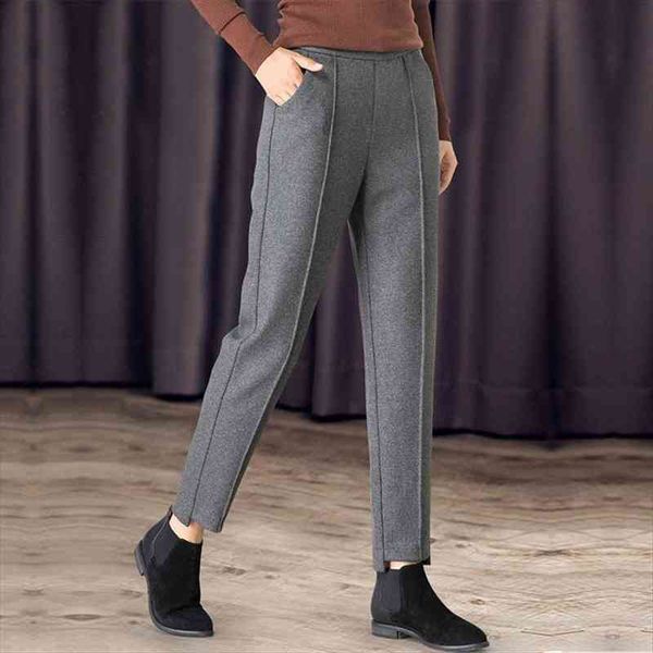 women pants harem pants womens woolen loose high waist ankle-tied trousers pantalones de mujer, Black;white
women pants harem pants womens woolen loose high waist ankle-tied trousers pantalones de mujer, Black;white