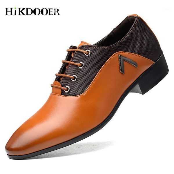 dress shoes arrival men formal breathable lace-up flat business pointed toe wedding pu leather male dress1, Black
dress shoes arrival men formal breathable lace-up flat business pointed toe wedding pu leather male dress1, Black