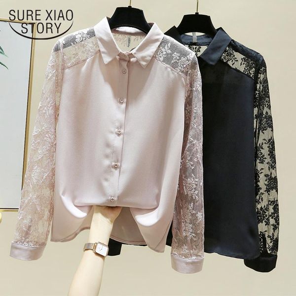 new fashion elegant chiffon blouse 2020 long sleeve vintage pink button up shirt lace spliced blouses women casual 11923, White
new fashion elegant chiffon blouse 2020 long sleeve vintage pink button up shirt lace spliced blouses women casual 11923, White