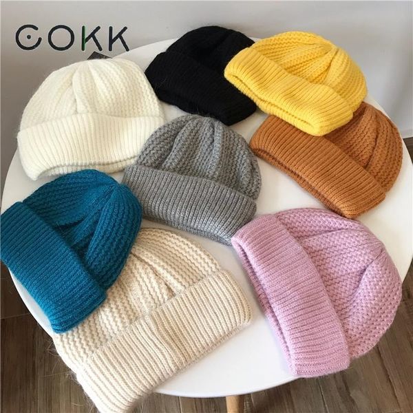 cokk women hat sweet watermelon cap knitted rabbit fur warm beanie autumn winter hats for women girls ladies bonnet korean new y201024, Blue;gray
cokk women hat sweet watermelon cap knitted rabbit fur warm beanie autumn winter hats for women girls ladies bonnet korean new y201024, Blue;gray