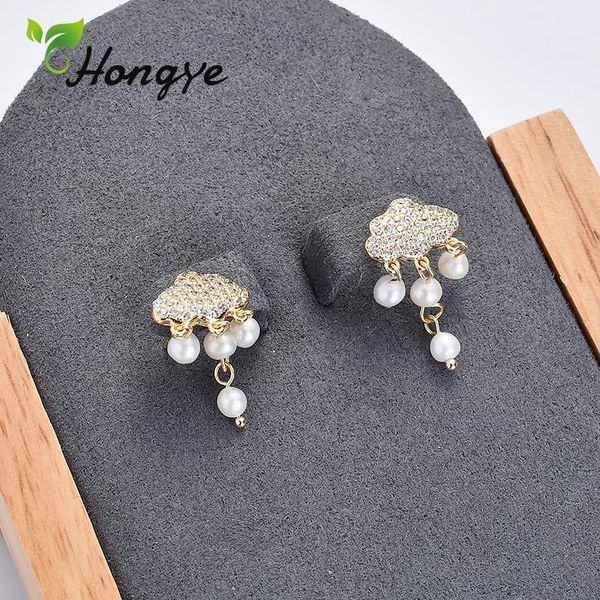 hongye pearl earrings for women beaded charm lovely cloud zircon dangling vintage female quality silver 925 fashion jewelry
hongye pearl earrings for women beaded charm lovely cloud zircon dangling vintage female quality silver 925 fashion jewelry