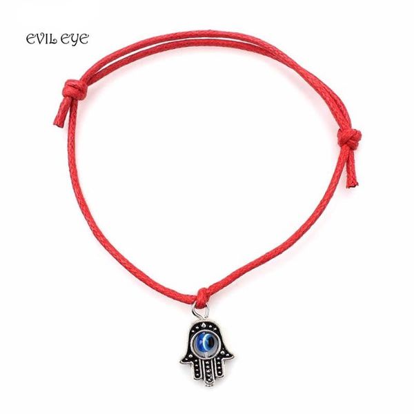 charm bracelets turkish evil eye fatima palm for women braided adjustable red rope bracelet men jewelry party, Golden;silver
charm bracelets turkish evil eye fatima palm for women braided adjustable red rope bracelet men jewelry party, Golden;silver