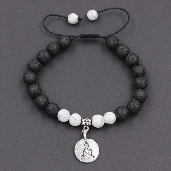 charm bracelets 4pcs/lot adjustable calm 8mm lava stone bracelet meditation healing natural stones essential oils diffuser yoga buddha, Golden;silver
charm bracelets 4pcs/lot adjustable calm 8mm lava stone bracelet meditation healing natural stones essential oils diffuser yoga buddha, Golden;silver