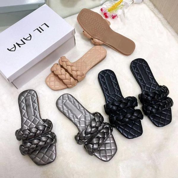 women shoes slides 2021 new plus size 37-41 beach outdoor casual sandals weave flat slipper, Black
women shoes slides 2021 new plus size 37-41 beach outdoor casual sandals weave flat slipper, Black