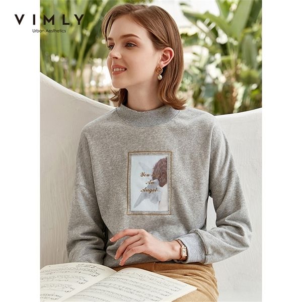 vimly casual women sweatshirt fashion o neck print long sleeve autumn clothing vintage female hoodies pullover f2327 201217, Black
vimly casual women sweatshirt fashion o neck print long sleeve autumn clothing vintage female hoodies pullover f2327 201217, Black