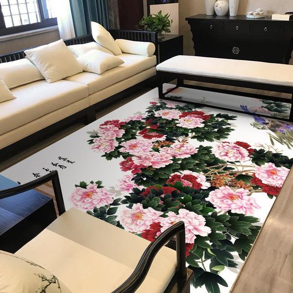 classical chinese style feng shui color big red green flower mat bedroom door living room velvet carpet non-slip plush rug1 
classical chinese style feng shui color big red green flower mat bedroom door living room velvet carpet non-slip plush rug1