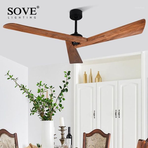 60 inch solid wood ceiling fan without light with remote control creative living room dining room loft without lamp fan 220v1
60 inch solid wood ceiling fan without light with remote control creative living room dining room loft without lamp fan 220v1