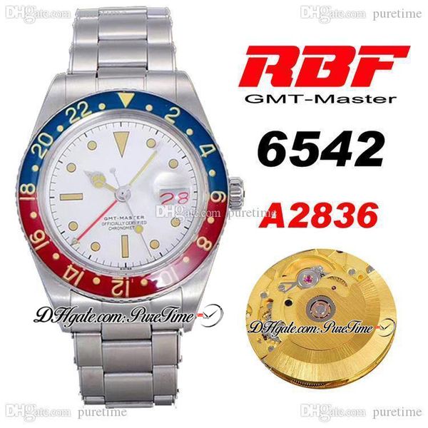 2021 rbf gmt 6542 red blue pepsi plexiglas bezel white dial eta a2836 automatic mens watch stainless steel bracelet edition puretime b2, Slivery;brown
2021 rbf gmt 6542 red blue pepsi plexiglas bezel white dial eta a2836 automatic mens watch stainless steel bracelet edition puretime b2, Slivery;brown