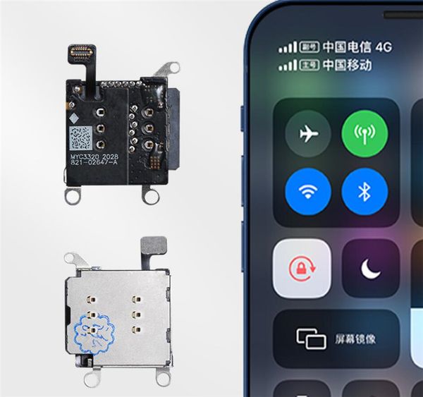 mix models 2 in 1 for iphone xr dual sim card reader with flex cable +sim tray holder slot adapter replacement
mix models 2 in 1 for iphone xr dual sim card reader with flex cable +sim tray holder slot adapter replacement