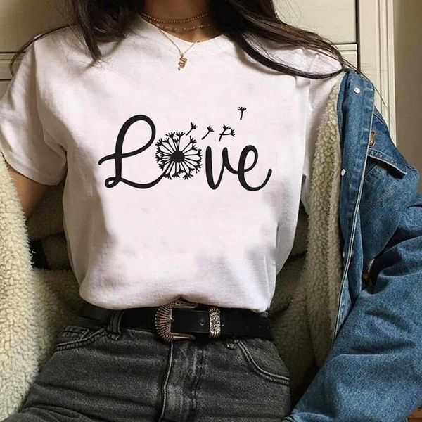 women print clothing graphic dandelion love letter cute trend ladies clothes lady tees female t shirt womens t-shirt, White
women print clothing graphic dandelion love letter cute trend ladies clothes lady tees female t shirt womens t-shirt, White