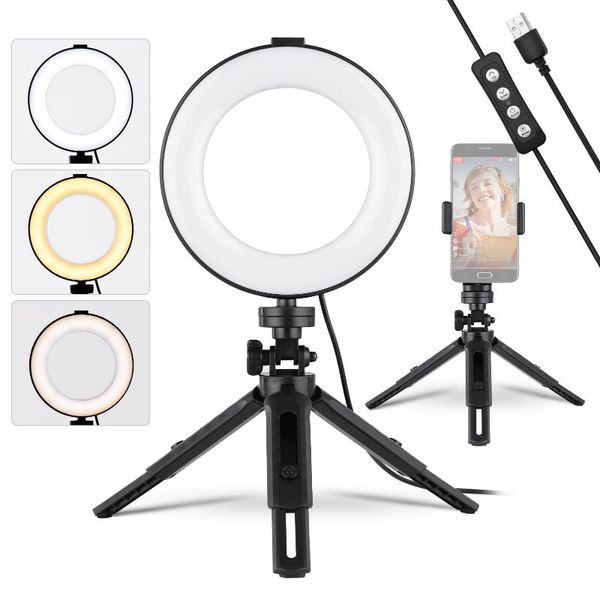 6 inches fill ring light kit with tripod stands & phone holder & remote shutter adjustbale brightness for smartphone pgraphy
6 inches fill ring light kit with tripod stands & phone holder & remote shutter adjustbale brightness for smartphone pgraphy