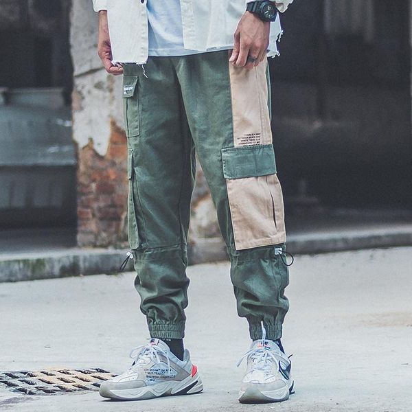 fashion trend brand men casual pants new men's fashion wild full length pants high street multi-pocket cargo male, Black
fashion trend brand men casual pants new men's fashion wild full length pants high street multi-pocket cargo male, Black