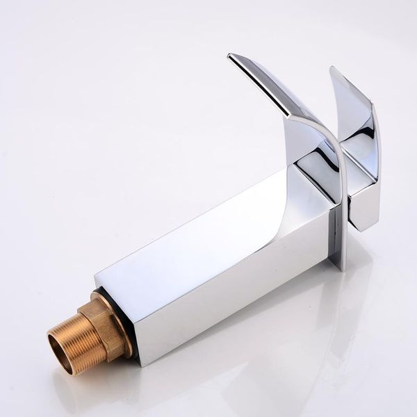 bathroom sink faucets single handle waterfall spout chrome bath basin faucet mixer tap bright silverhome decoration (hard installation)/1808
bathroom sink faucets single handle waterfall spout chrome bath basin faucet mixer tap bright silverhome decoration (hard installation)/1808