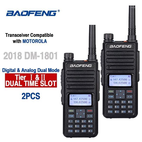 2pcs baofeng dm-1801 ham radio walkie talkie 50km vhf uhf dual time slot dmr radio digital analog dm 1801 taki walki transceiver1
2pcs baofeng dm-1801 ham radio walkie talkie 50km vhf uhf dual time slot dmr radio digital analog dm 1801 taki walki transceiver1