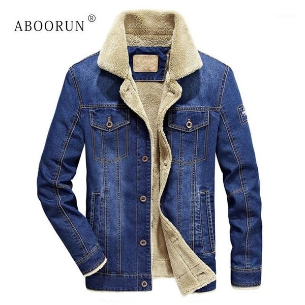 men's jackets aboorun winter mens thick denim warm fleece slim fit jeans coats male casual coat parkas w40301, Black;brown
men's jackets aboorun winter mens thick denim warm fleece slim fit jeans coats male casual coat parkas w40301, Black;brown