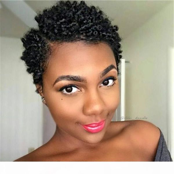 short pixie cut wigs for black women short curly human hair wigs short black curly wigs, Black;brown
short pixie cut wigs for black women short curly human hair wigs short black curly wigs, Black;brown