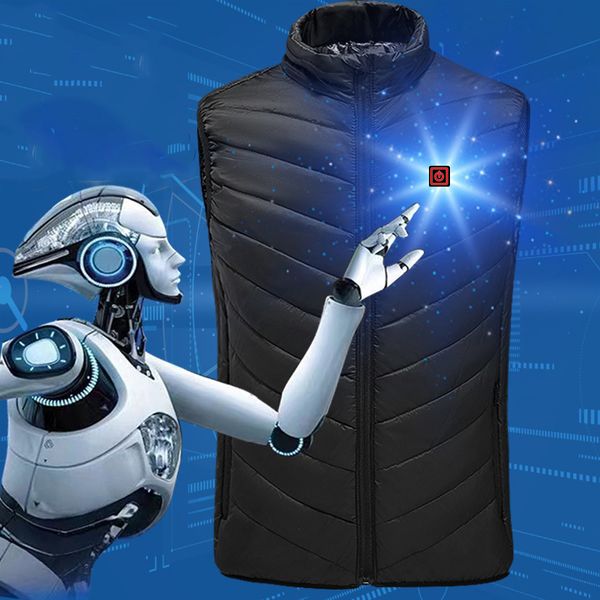 mens winter warm usb heating jackets smart thermostat pure color hooded heated clothing waterproof warm parkas q1209, Black
mens winter warm usb heating jackets smart thermostat pure color hooded heated clothing waterproof warm parkas q1209, Black
