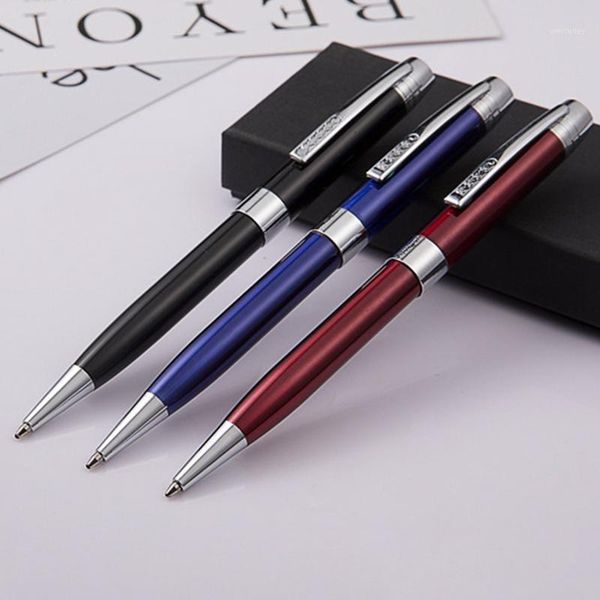 1pc stainless steel 0.5 metal ballpoint pen office school supplies black ink /pencil bag used for notebook select1, Blue;orange
1pc stainless steel 0.5 metal ballpoint pen office school supplies black ink /pencil bag used for notebook select1, Blue;orange