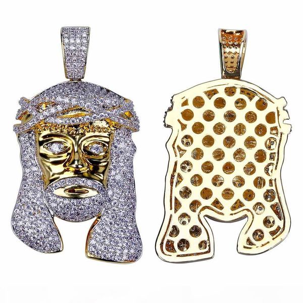 316l stainless steel hip hop jewelry micro-inserts cubic zirconia jesus pendant necklace for mens rapper rock accessories, Silver
316l stainless steel hip hop jewelry micro-inserts cubic zirconia jesus pendant necklace for mens rapper rock accessories, Silver
