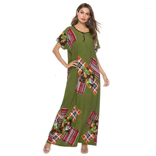 vintage patch print straight dress national style o neck short sleeve casual maxi dresses loose fashion women summer sundress1, Black;gray
vintage patch print straight dress national style o neck short sleeve casual maxi dresses loose fashion women summer sundress1, Black;gray