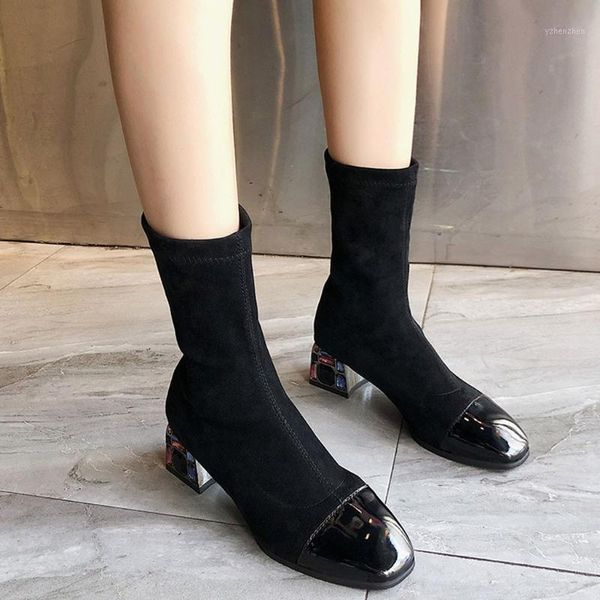 boots fashion ankle for woman designer squared heel short boot soft leather shoes female winter rounded toe boots1, Black
boots fashion ankle for woman designer squared heel short boot soft leather shoes female winter rounded toe boots1, Black