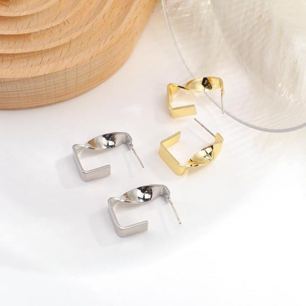 flashbuy new design korean metal geometric stud earrings 2020 gold twisted waves statement earrings for women party jewelry, Golden;silver
flashbuy new design korean metal geometric stud earrings 2020 gold twisted waves statement earrings for women party jewelry, Golden;silver