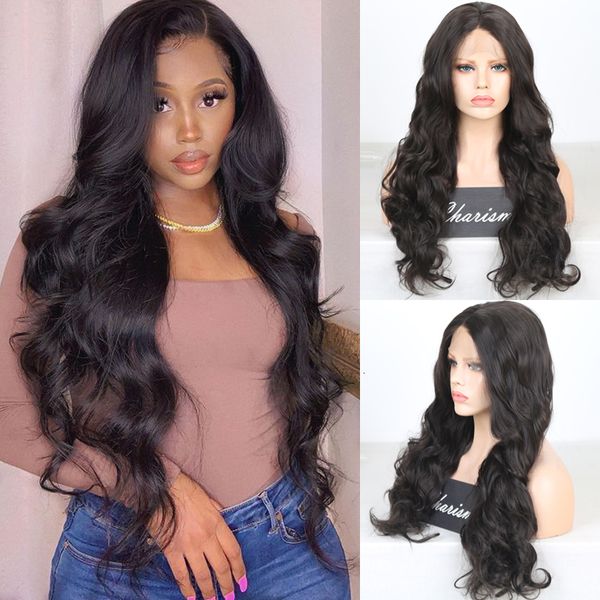 charisma long wavy wig natural brown middle part synthetic lace front wig for women high temperature hair ing, Black;brown
charisma long wavy wig natural brown middle part synthetic lace front wig for women high temperature hair ing, Black;brown