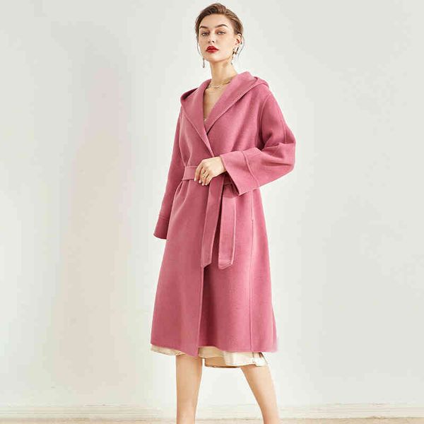 max 2022 new trendy brand mara women's coat hooded bathrobe double-sided tweed coat women lace up us size, Black
max 2022 new trendy brand mara women's coat hooded bathrobe double-sided tweed coat women lace up us size, Black