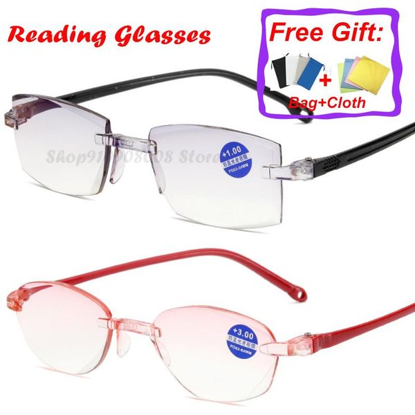 sunglasses rimless diamond trimming reading glasses+1.0 +1.50 +2.0 +2.50 +3.0 +4.0 for men women elderly anti blue light glass, White;black
sunglasses rimless diamond trimming reading glasses+1.0 +1.50 +2.0 +2.50 +3.0 +4.0 for men women elderly anti blue light glass, White;black