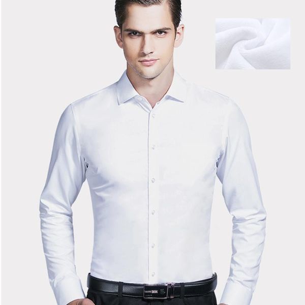 winter men thicken warm slim shirt solid color business casual long sleeved shirt white blue black male social shirts plus size1, White;black
winter men thicken warm slim shirt solid color business casual long sleeved shirt white blue black male social shirts plus size1, White;black