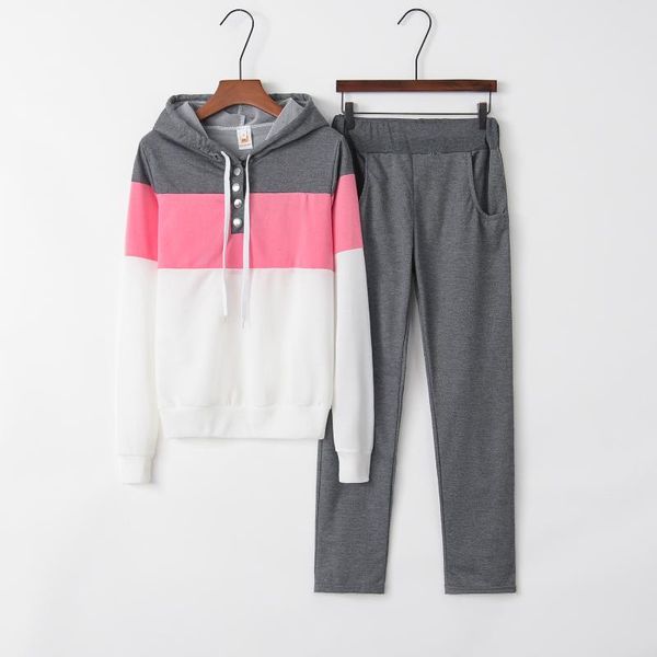 splice 2021 new design fashion suit set women tracksuit two-piece style outfit sweatshirt sport wear, Gray
splice 2021 new design fashion suit set women tracksuit two-piece style outfit sweatshirt sport wear, Gray