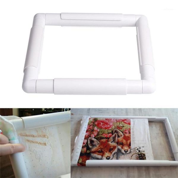 4 size plastic embroidery frame hoop square shape cross stitch machine white needlework craft sewing hoop embroidery tools1, Black
4 size plastic embroidery frame hoop square shape cross stitch machine white needlework craft sewing hoop embroidery tools1, Black