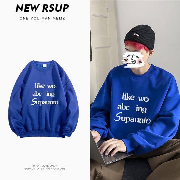 autumn and winter 2020 new round neck plush sweater men's loose couple trendy pullover, Black
autumn and winter 2020 new round neck plush sweater men's loose couple trendy pullover, Black