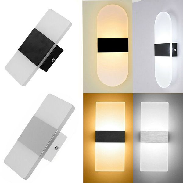 3w Modern Led Wall Light Up Down Lighting Cube Sconce Lamp Fixture Mount Indoor Home Room Bedroom L Lighting Decoration