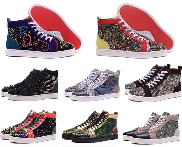 new man shoes red bottom sports shoes rivet ears fashion leather womens flat bottom casual shoes for party lovers 36-46 with box
new man shoes red bottom sports shoes rivet ears fashion leather womens flat bottom casual shoes for party lovers 36-46 with box