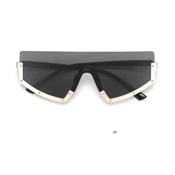 sunglasses fashion design oversized square women men goggle metal rivet unique shield sun glasses fml, White;black
sunglasses fashion design oversized square women men goggle metal rivet unique shield sun glasses fml, White;black