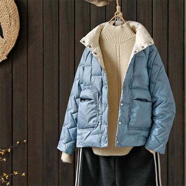 2020 new down jacket autumn winter thin loose casua women short coats c1204, Black
2020 new down jacket autumn winter thin loose casua women short coats c1204, Black