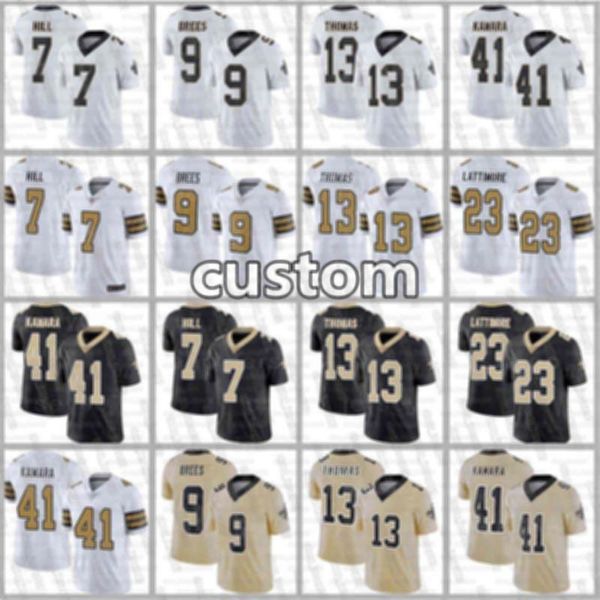 жители нового орлеана святые 9 drew brees 13 michael thomas 41 alvin kamara jersey 7 taysom hill 23 marshon lattimore harris мужская футбол, Black;red
жители нового орлеана святые 9 drew brees 13 michael thomas 41 alvin kamara jersey 7 taysom hill 23 marshon lattimore harris мужская футбол, Black;red