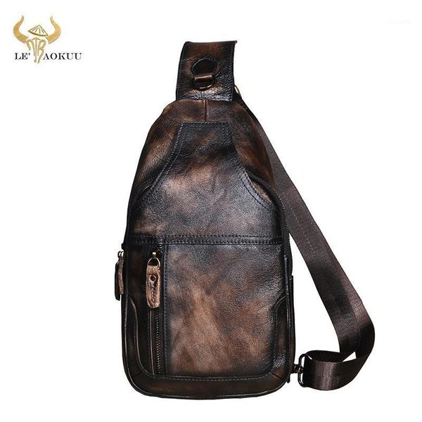 waist bags luxury quality leather men casual fashion travel triangle chest sling bag design 8" tablet one shoulder daypack male 66011
waist bags luxury quality leather men casual fashion travel triangle chest sling bag design 8" tablet one shoulder daypack male 66011