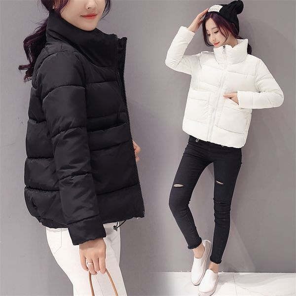 jacket women winter fashion warm thick solid short style cotton padded parkas coat stand collar xxl 201026, Black
jacket women winter fashion warm thick solid short style cotton padded parkas coat stand collar xxl 201026, Black