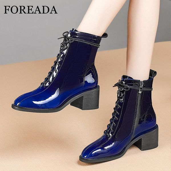 boots foreada woman high heel ankle zip rivet chunky shoes lace up round toe short ladies autumn winter blue 42, Black
boots foreada woman high heel ankle zip rivet chunky shoes lace up round toe short ladies autumn winter blue 42, Black