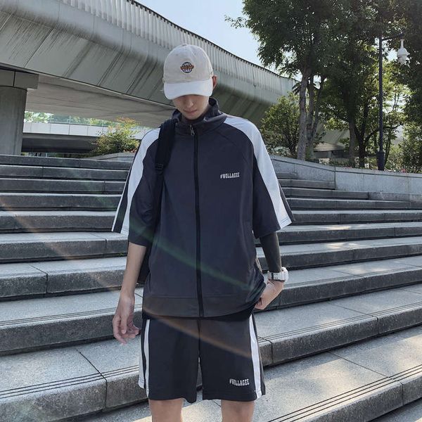 men's summer 2020 new korean fashion spring autumn sports coat casual loose suit men, Gray
men's summer 2020 new korean fashion spring autumn sports coat casual loose suit men, Gray